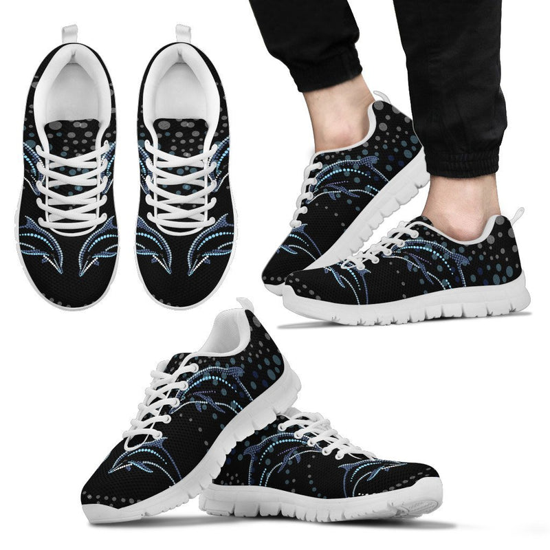 Dolphin Dot Design Men Sneakers