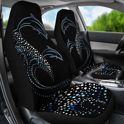 Dolphin Dot Design Universal Fit Car Seat Covers