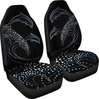 Dolphin Dot Design Universal Fit Car Seat Covers