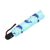 Dolphin Heart Pattern Automatic Foldable Umbrella