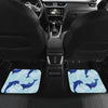 Dolphin Heart Pattern Front and Back Car Floor Mats