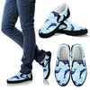 Dolphin Heart Pattern Men Slip On Shoes