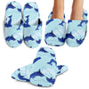 Dolphin Heart Pattern Slippers