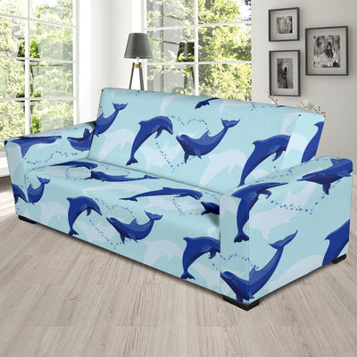 Dolphin Heart Pattern Sofa Slipcover-JORJUNE.COM