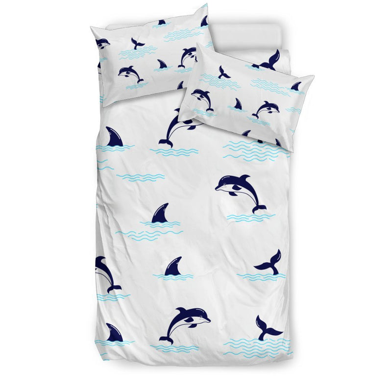 Dolphin Jumping Duvet Cover Bedding Set