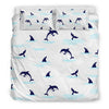 Dolphin Jumping Duvet Cover Bedding Set