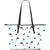 Dolphin Jumping Large Leather Tote Bag