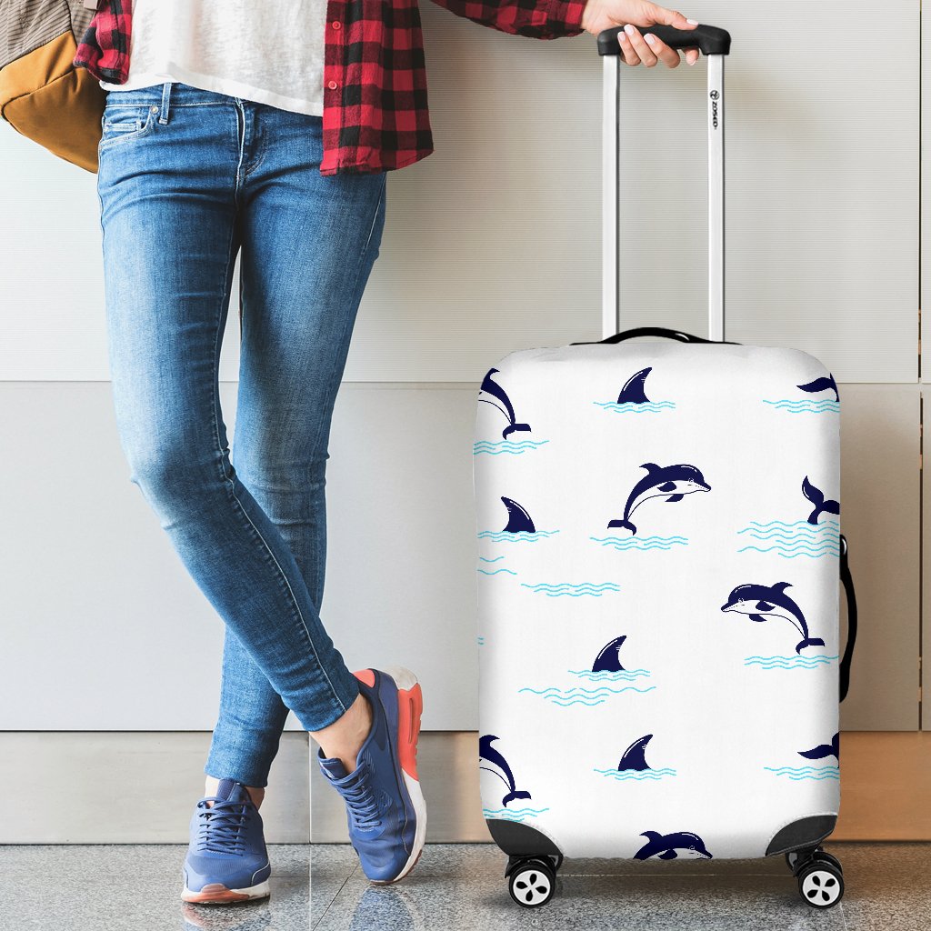 Dolphin Jumping Luggage Cover Protector