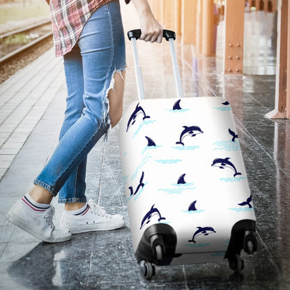 Dolphin Jumping Luggage Cover Protector