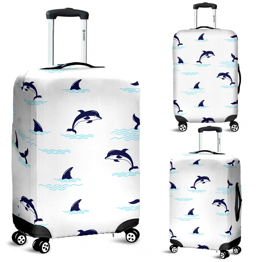 Dolphin Jumping Luggage Cover Protector