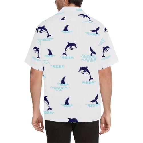 Dolphin Jumping Men Hawaiian Shirt