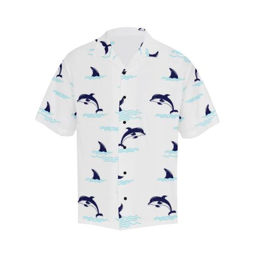 Dolphin Jumping Men Hawaiian Shirt