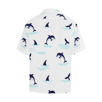 Dolphin Jumping Men Hawaiian Shirt