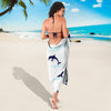 Dolphin Jumping Beach Sarong Pareo Wrap