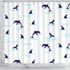 Dolphin Jumping Shower Curtain