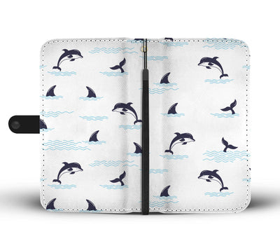 Dolphin Jumping Wallet Phone Case