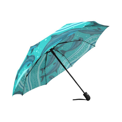 Dolphin Pattern Automatic Foldable Umbrella