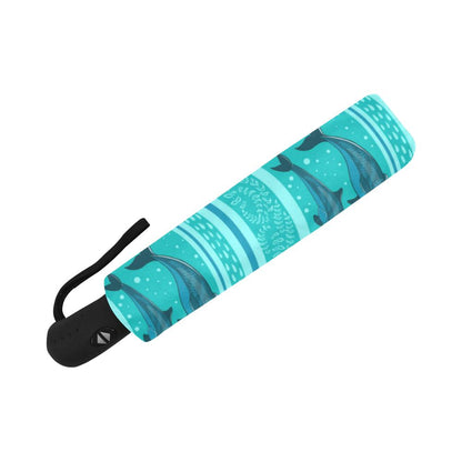 Dolphin Pattern Automatic Foldable Umbrella