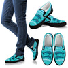 Dolphin Pattern Men Canvas Slip On Shoes