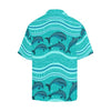 Dolphin Pattern Men Hawaiian Shirt