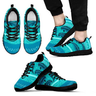 Dolphin Pattern Men Sneakers