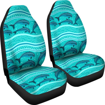 Dolphin Pattern Universal Fit Car Seat Covers