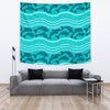 Dolphin Pattern Wall Tapestry