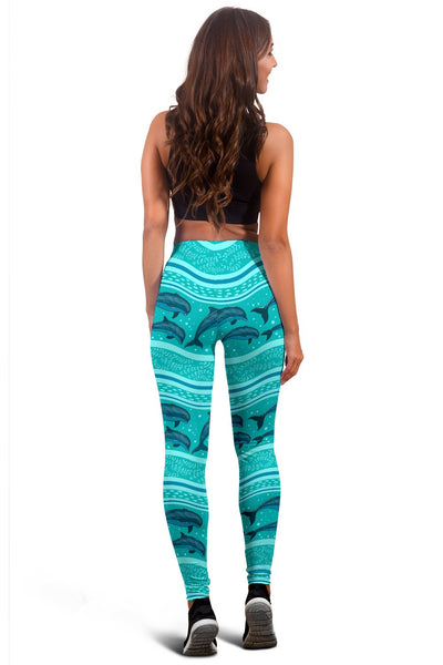 Dolphin Pattern Women Leggings