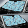 Dolphin Print Pattern Car Sun Shade-JorJune