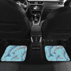 Dolphin Print Pattern Front and Back Car Floor Mats