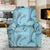 Dolphin Print Pattern Recliner Slipcover-JORJUNE.COM