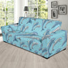 Dolphin Print Pattern Sofa Slipcover-JORJUNE.COM