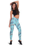 Dolphin Print Pattern Women Leggings