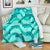 Dolphin Wave Print Fleece Blanket