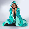 Dolphin Wave Print Hooded Blanket-JORJUNE.COM