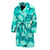 Dolphin Wave Print Men Bath Robe