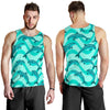 Dolphin Wave Print Men Tank Top