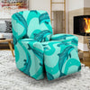 Dolphin Wave Print Recliner Slipcover-JORJUNE.COM