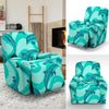 Dolphin Wave Print Recliner Slipcover-JORJUNE.COM