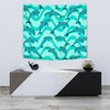 Dolphin Wave Print Tapestry