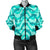 Dolphin Wave Print Women Casual Bomber Jacket