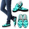 Dolphin Wave Print Women Slip On Shoes