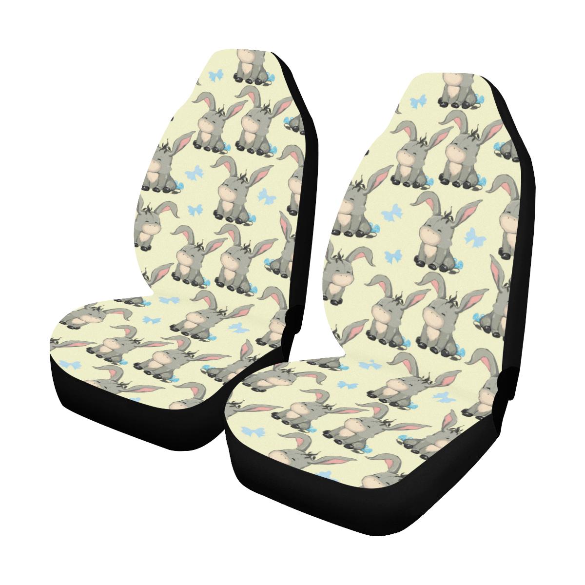 Donkey Baby Pattern Print Design 02 Car Seat Covers (Set of 2)-JORJUNE.COM