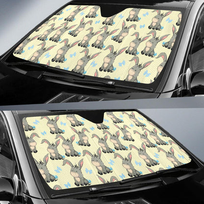 Donkey Baby Pattern Print Design 02 Car Sun Shade-JORJUNE.COM