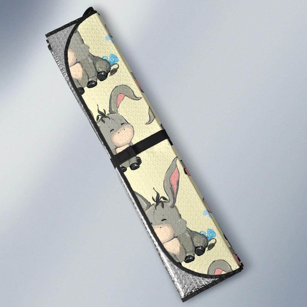 Donkey Baby Pattern Print Design 02 Car Sun Shade-JORJUNE.COM