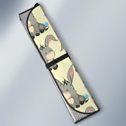 Donkey Baby Pattern Print Design 02 Car Sun Shade-JORJUNE.COM