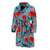 Donkey Red Elephant Pattern Print Design 03 Men Bathrobe-JORJUNE.COM