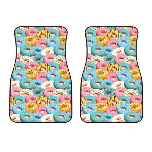 Donut Pattern Print Design DN01 Car Floor Mats-JorJune