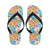 Donut Pattern Print Design DN01 Flip Flops-JorJune