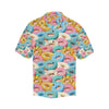 Donut Pattern Print Design DN01 Men Hawaiian Shirt-JorJune